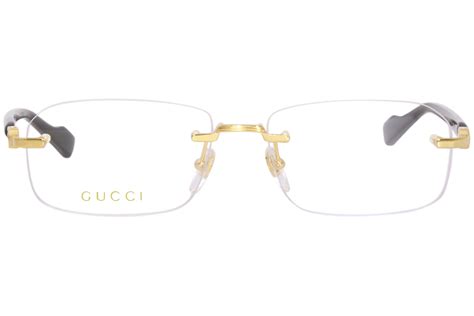 gucci mens frames 2015|Gucci rimless frames men.